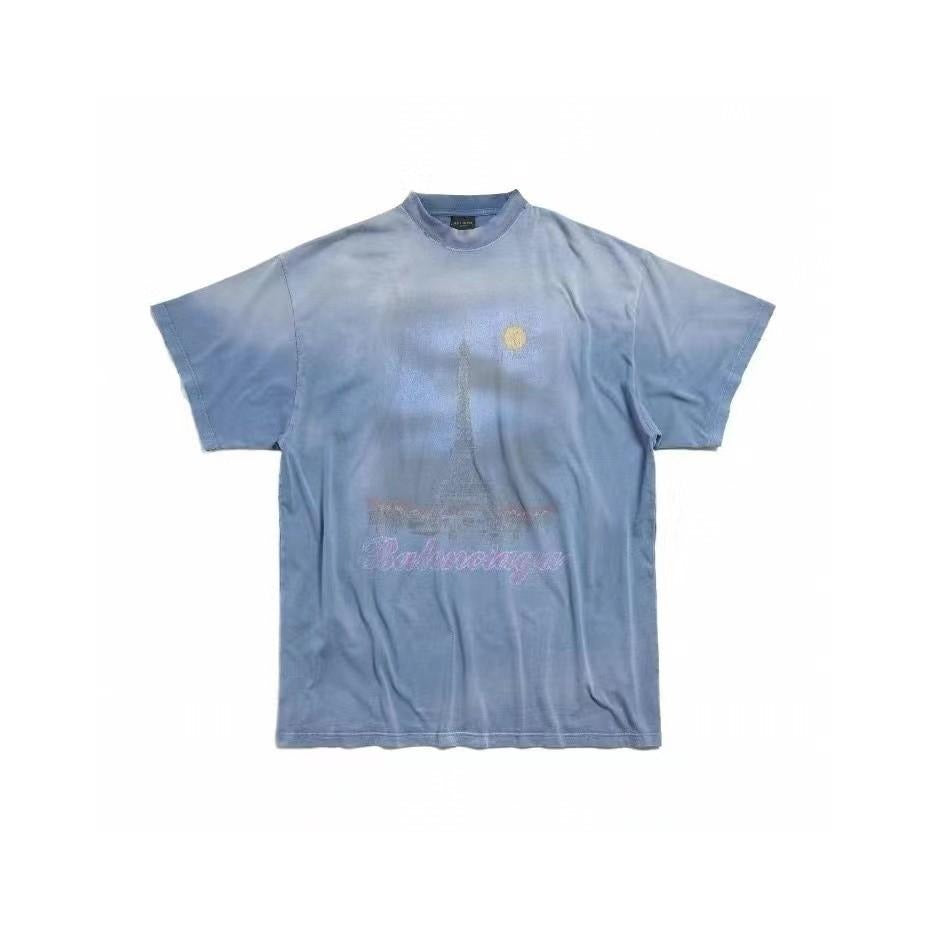 BALENCIAGA ‘PARIS MOON VINTAGE T-SHIRT’