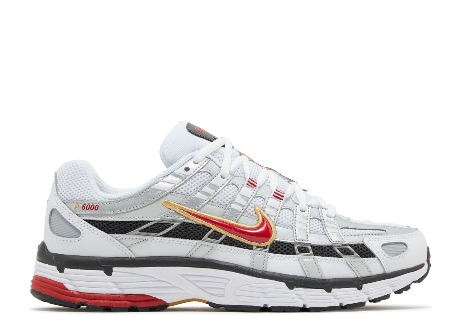 NIKE P-6000 'PLATINUM VARSITY RED'