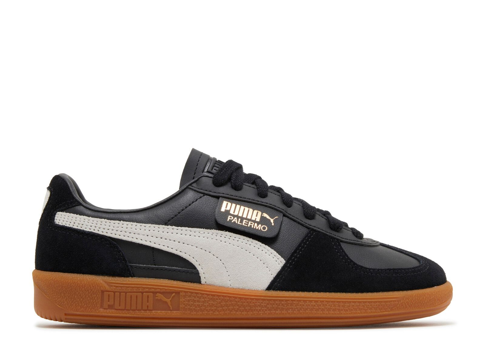 PUMA 
PALERMO LEATHER 'BLACK FEATHER GREY GUM'