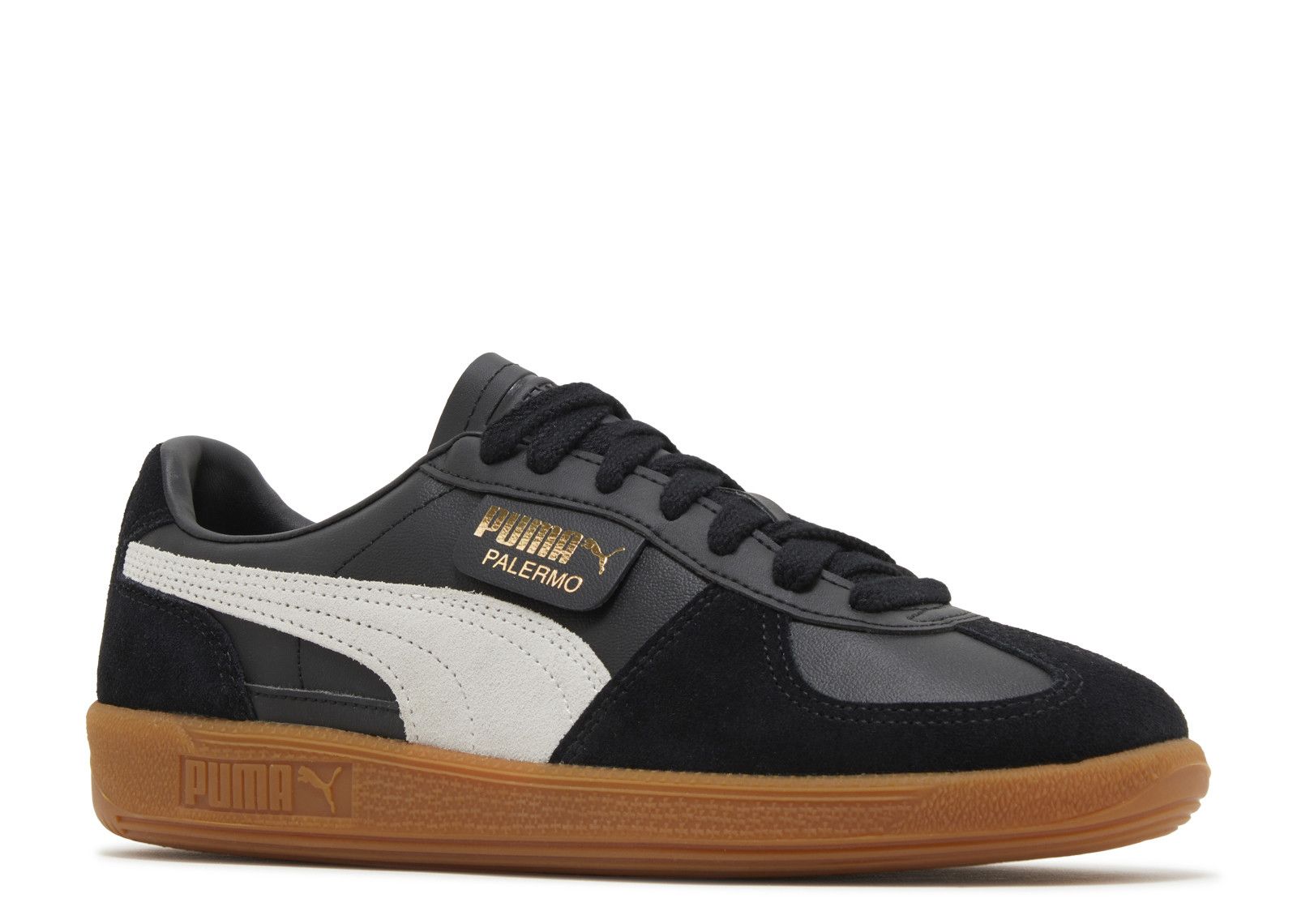 PUMA 
PALERMO LEATHER 'BLACK FEATHER GREY GUM'