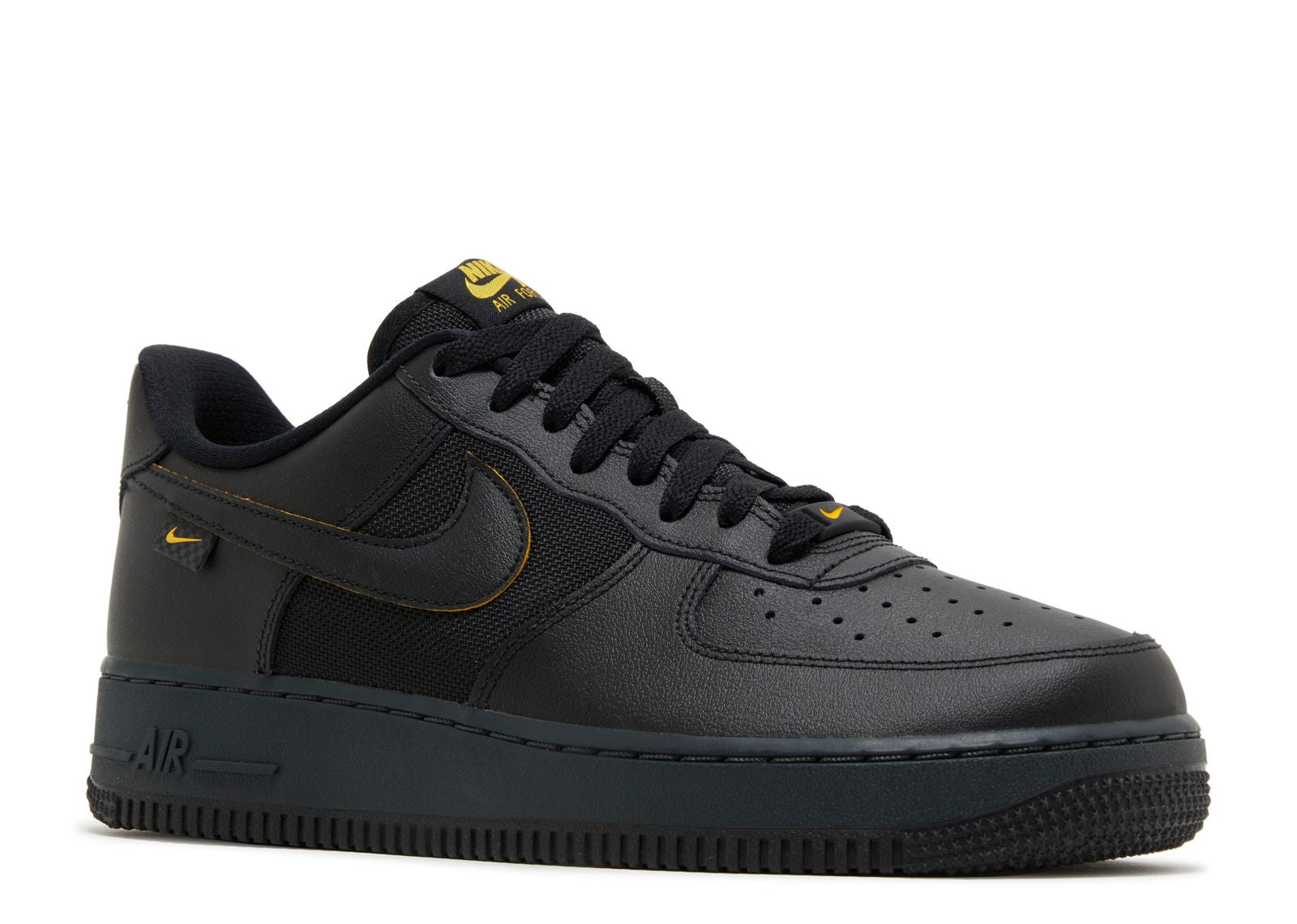 AIR FORCE 1 '07 'BLACK UNIVERSITY GOLD'