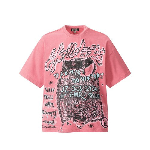 HELLSTAR ‘T-SHIRT PINK/BLUE’