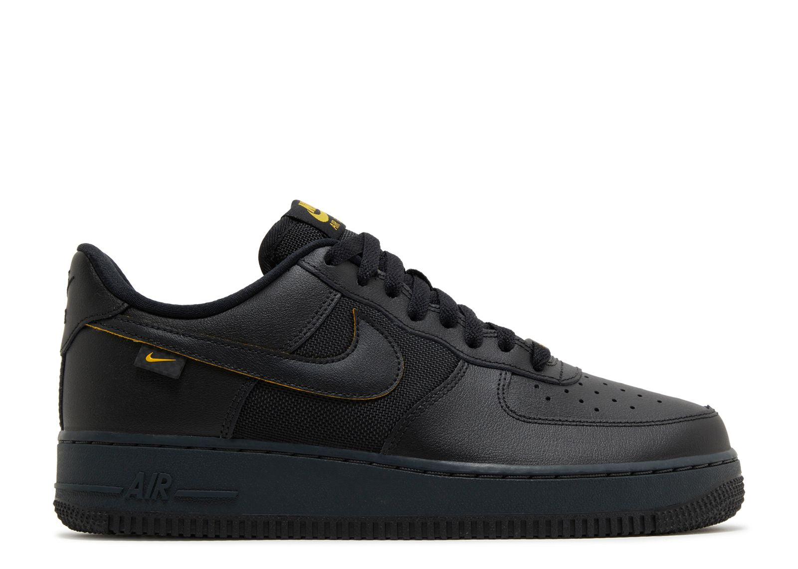 AIR FORCE 1 '07 'BLACK UNIVERSITY GOLD'