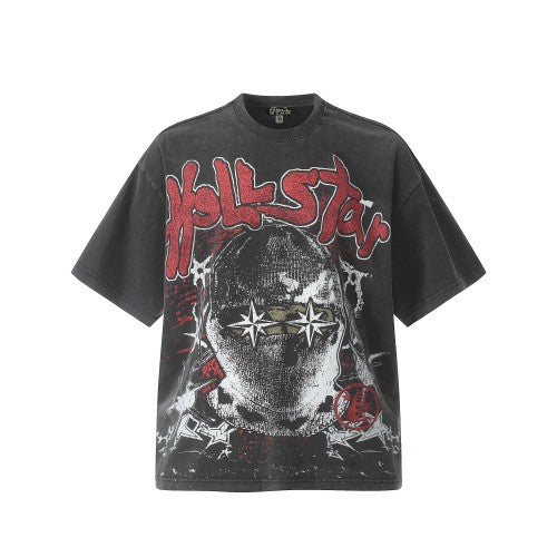 HELLSTAR ‘T-SHIRT VINTAGE BLACK/RED’