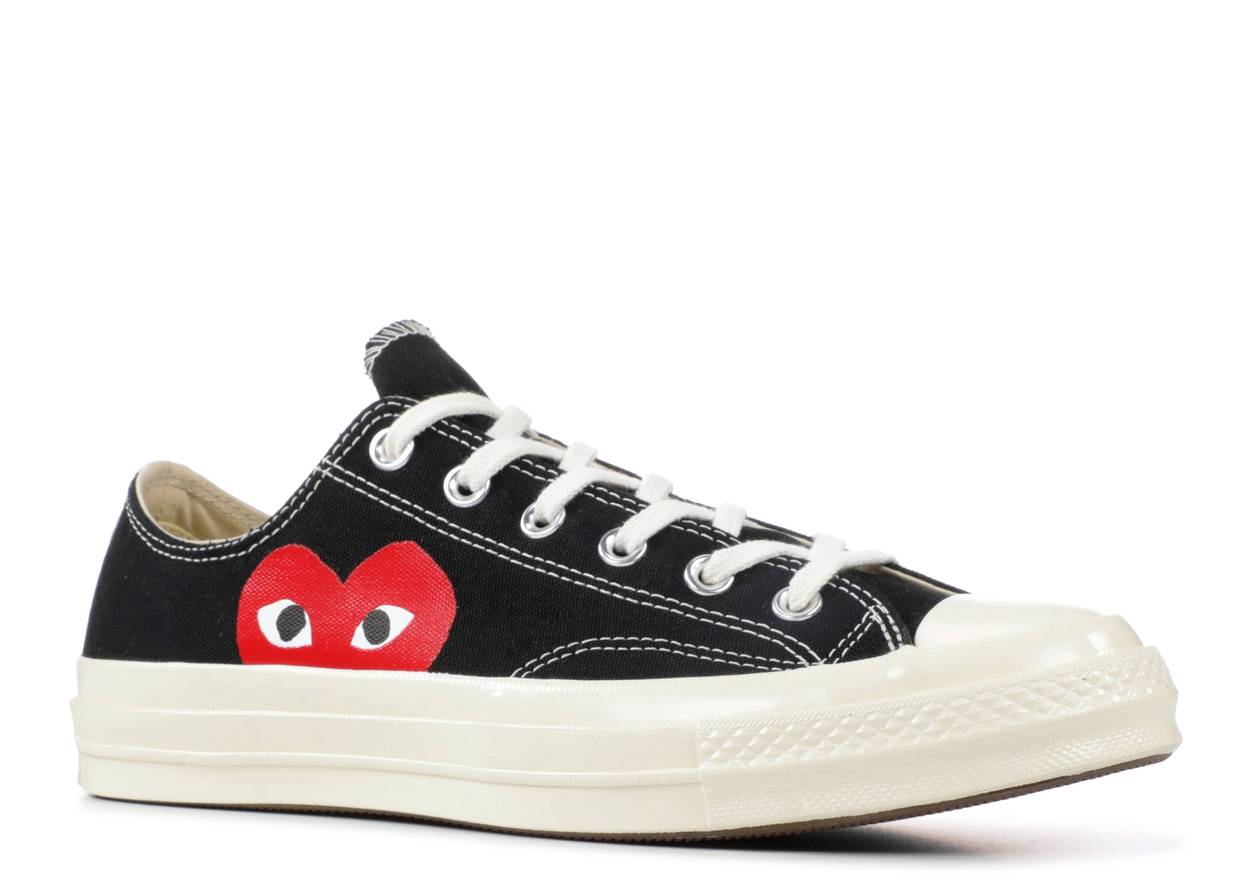 COMME DES GARÇONS PLAY X CHUCK 70 LOW 'BLACK WHITE'